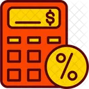Percent Calc Calculate Icon