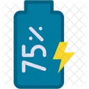 Percent Electronics Battery Icon