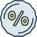 Percent Discount Sign Icon