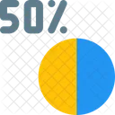 Percent Pie Chart  Icon