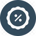 Percent sticker  Icon