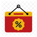 Percentage Store Signaling Icon