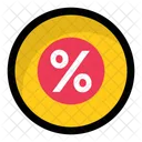 Percentage Discount Shopping Icon