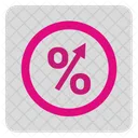 Percentage Grow Percent Icon