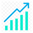 Growth Graph Report Analysis Icon