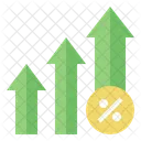Percentage Tax Arrows Icon