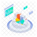 Percentage Analysis Shares Chart Icon