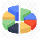 Percentage Pie Chart Percentage Chart Analytics アイコン