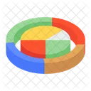 Percentage Pie Chart Percentage Chart Analytics アイコン