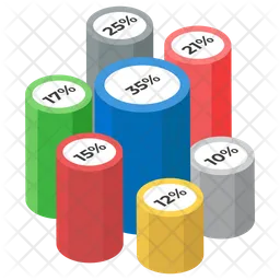 Percentage Graph  Icon