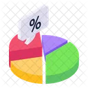 Percentage Graph Percentage Chart Data Analytics Icon
