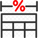 Percentage Graph  Icon