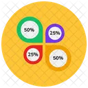 Percentage Graph Percentage Chart Statistics アイコン