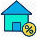 Discount On Home Discount On House Selling Home Icon