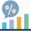 Percentage Graph Growth アイコン