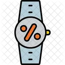 Percentage Percent Smartwatch 아이콘