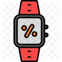 Percentage Percent Smartwatch 아이콘