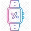 Percentage Percent Smartwatch Icon
