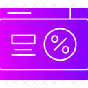 Percentage Percent Proportion Icon