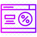 Percentage  Icon