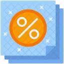 Percentage Rate  Icon