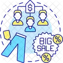 Percentage sales  Icon