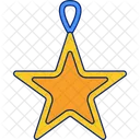 Estrella Percha Decoracion Icono