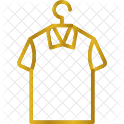 Percha de camiseta  Icono
