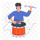 Band Musician Percussionist Drummer アイコン