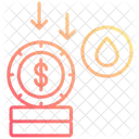 Perda Negocios Grafico Ícone