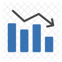 Perda Seta De Diminuicao Perda Financeira Ícone