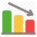 Perda Grafico Barra Ícone