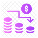 Perda financeira  Ícone