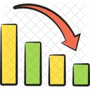 Perdida Negocios Grafico Icon