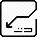 Grafico Perdida Tabla Icono