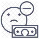 Pérdida de dinero  Icono