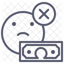 Pérdida de dinero  Icono