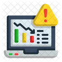 Pérdida del mercado en línea  Icono