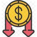 Perdidas financieras  Icono