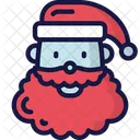 Pere Noel Personnage Vacances Icône