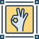 Perfecto Bueno Mejor Icono