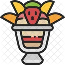 Parfait Fruta Sobremesa Ícone