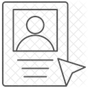 Profile Thinline Icone Ícone