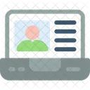 Perfil Profissional Pessoal Icon