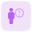 Alerta de perfil  Icono