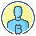 Perfil bitcoin  Icono