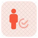 Verificación de perfil  Icono