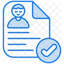 Perfil de estudiante  Icono