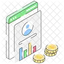 Perfil De Negociacao Marketing Pago Conta Online Ícone