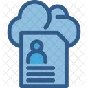 Perfil de nube  Icono